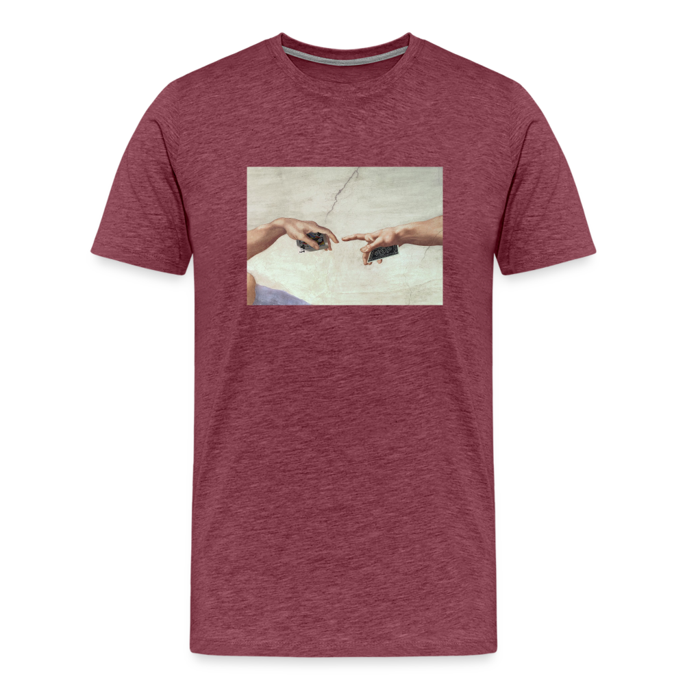 The Creation of Palming - heather burgundy