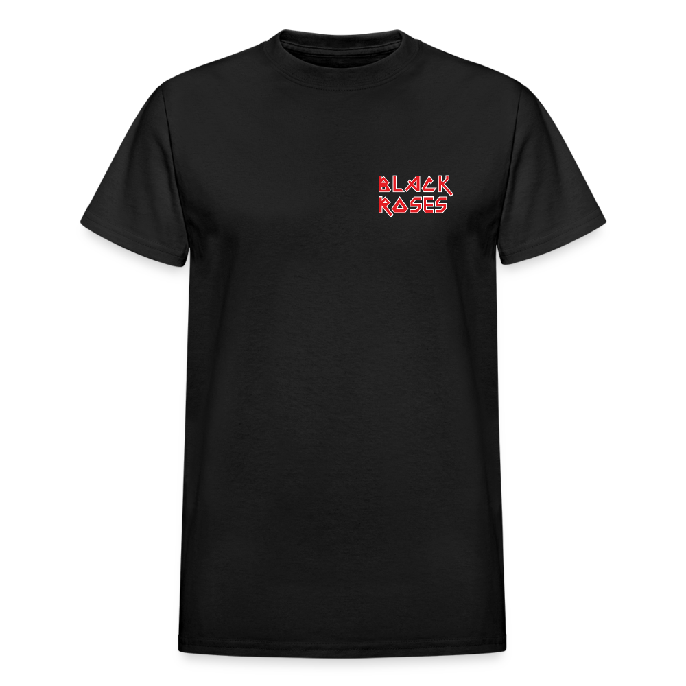 Black Roses Heavy Metal T-Shirt - black