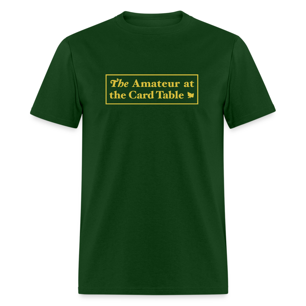 The Amateur at the Card Table - forest green