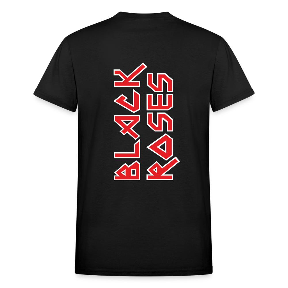Black Roses Heavy Metal T-Shirt - black
