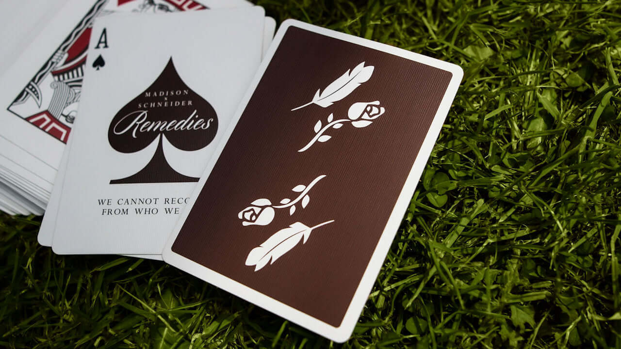 Brown Remedies Playing Cards Ace of Spades