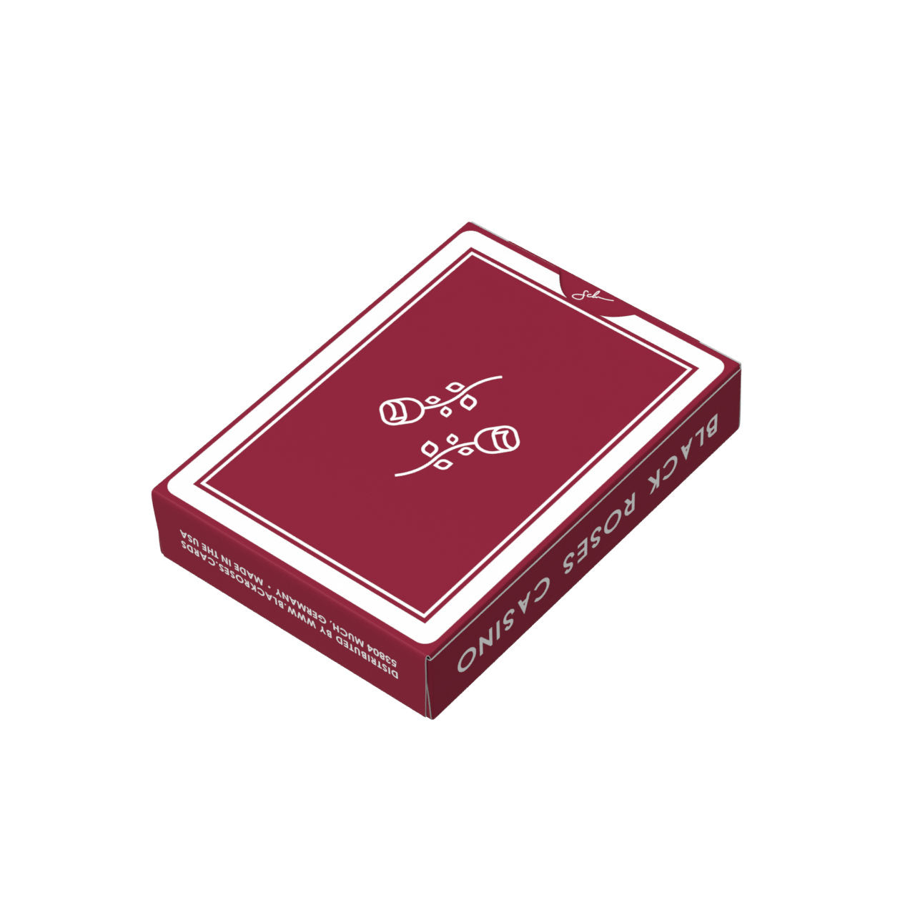 Black Roses Casino Playing Cards V2 Tuck