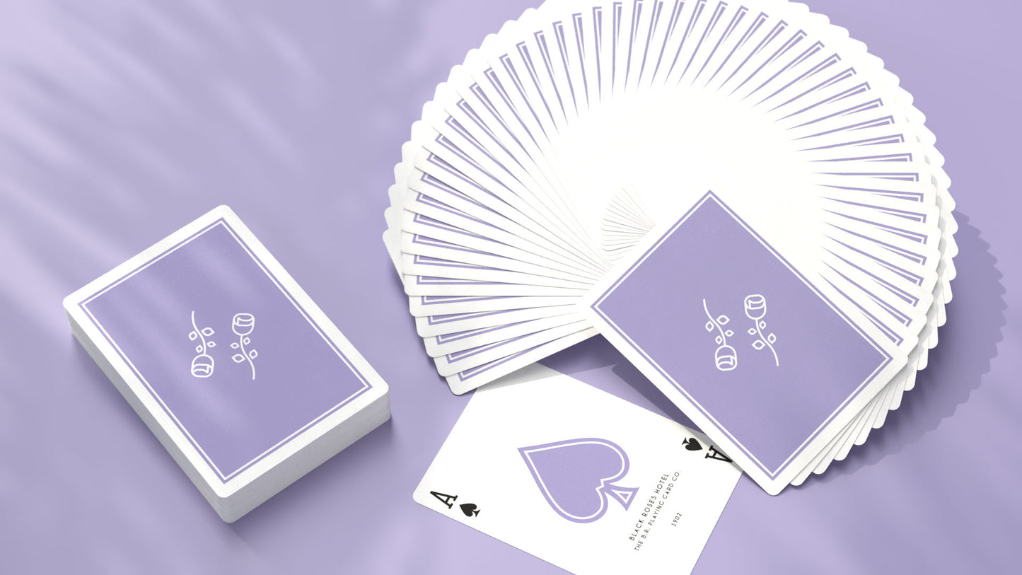 Black Roses Hotel V4 Playing Cards Fan