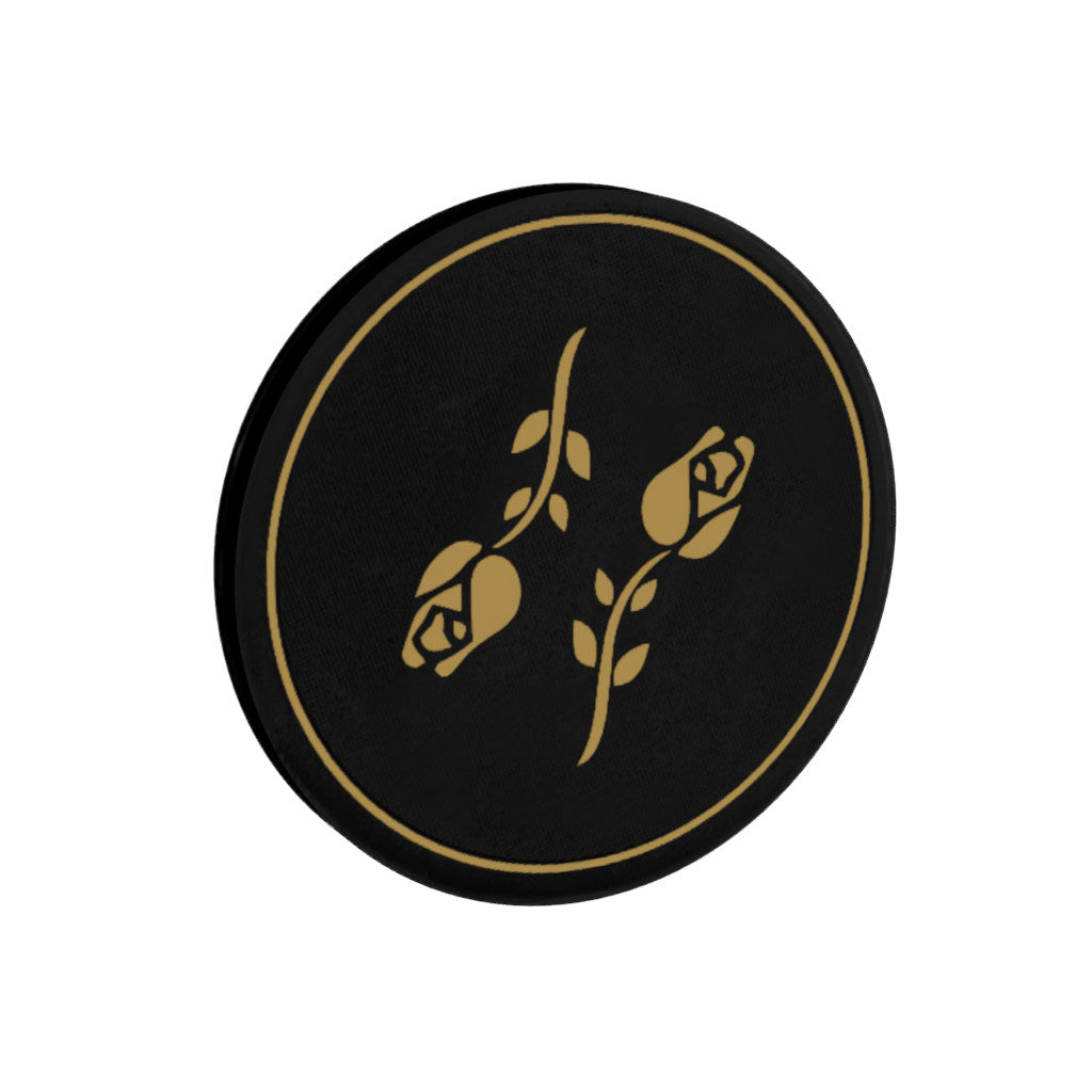 Black Roses Poker Chip