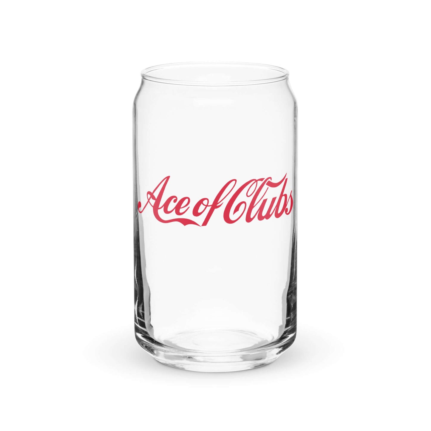 Ace of Clubs Glass