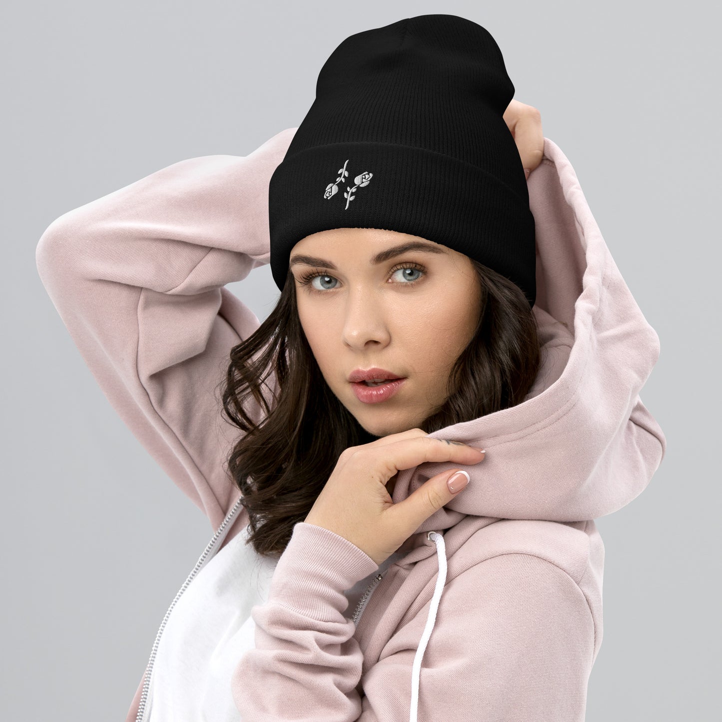 Black Roses Beanie