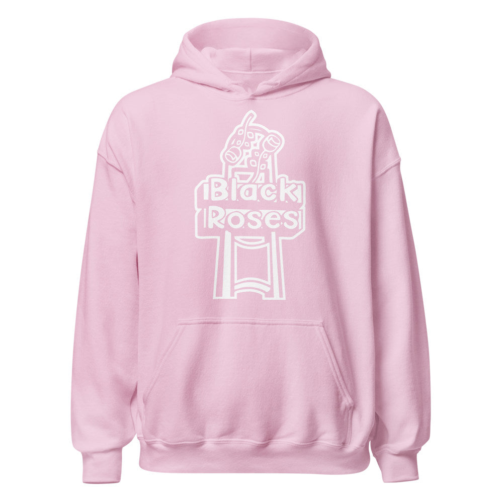 Black Roses Vintage Logo Hoodie