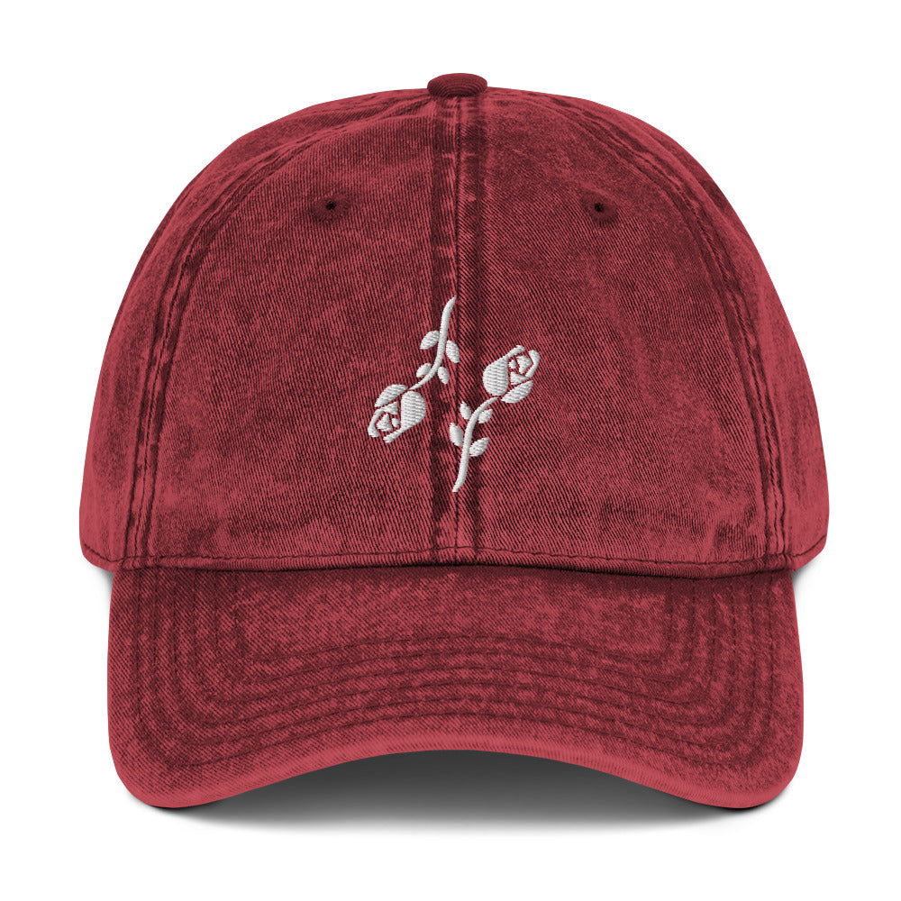 Vintage cotton twill cap