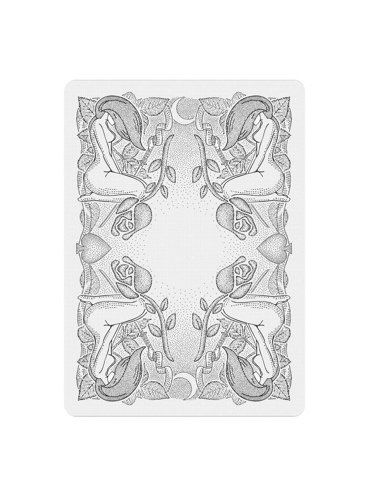 Innocence Playing Cards - Black Roses Playing Cards