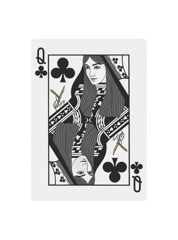 Innocence Playing Cards - Black Roses Playing Cards