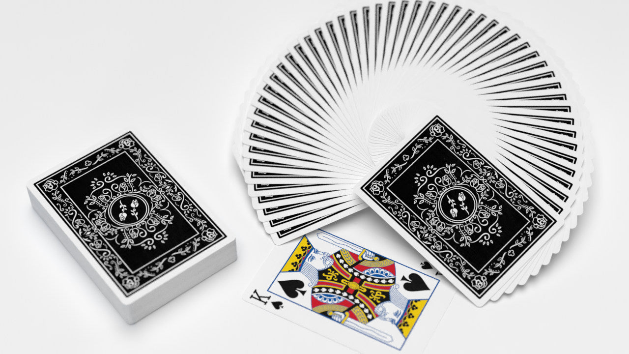 Black Roses Playing Cards V1