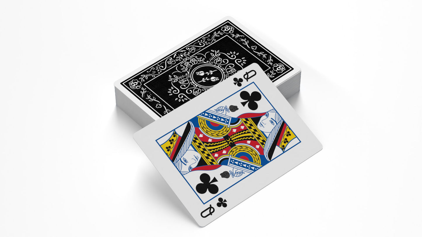 Black Roses Playing Cards V1