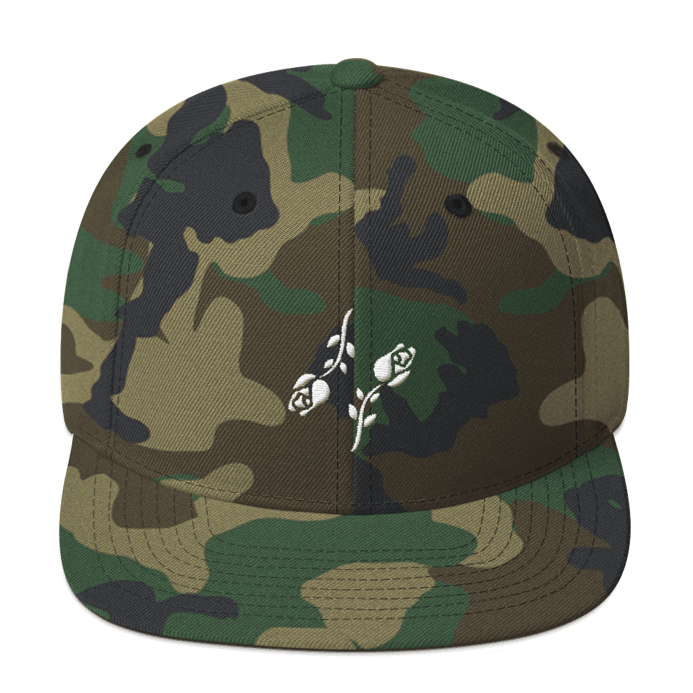 Black Roses Snapback - Black Roses Playing Cards