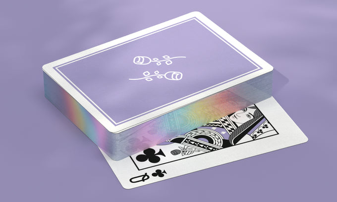Holo Gilded Black Roses Hotel V4 Playing Cards