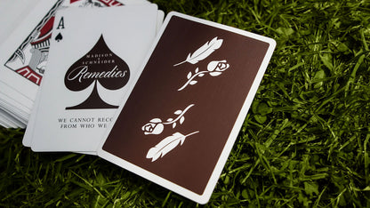 Brown Remedies Playing Cards