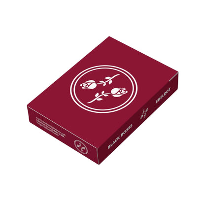 Black Roses Edelrot Playing Cards