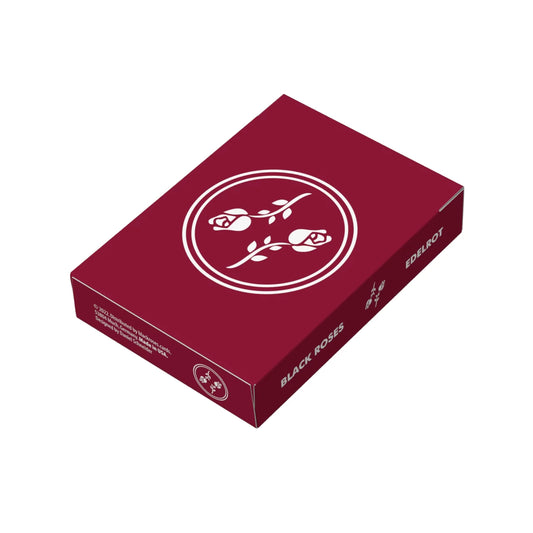 Black Roses Edelrot Playing Cards