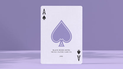 Black Roses Hotel V4 Playing Cards Ace of Spades