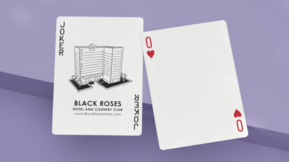 Black Roses Hotel V4 Playing Cards | Joker, Zero of Spades