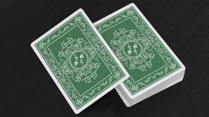 Black Roses Immergrün Playing Cards Back