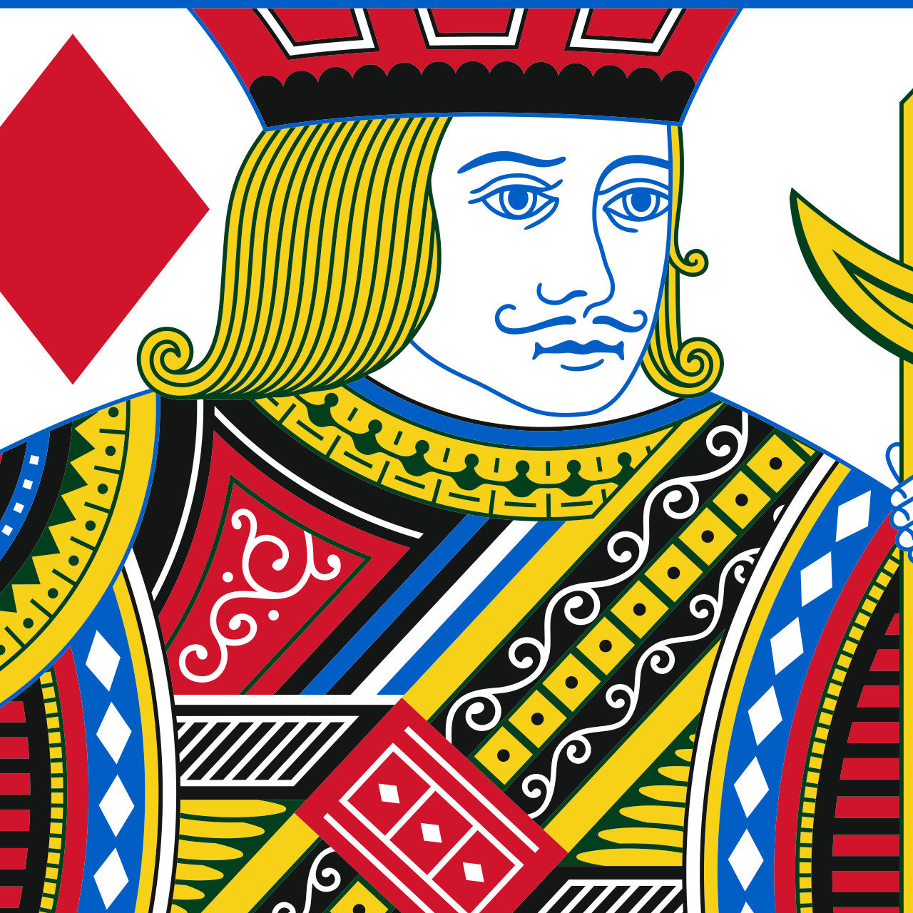 Redrawn 1885 Bicycle Face Card Templates