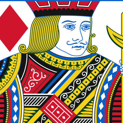 Redrawn 1885 Bicycle Face Card Templates