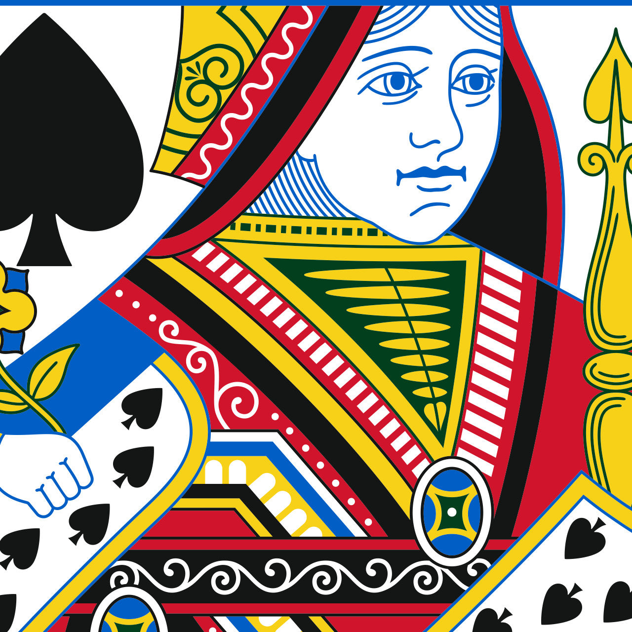 Redrawn 1885 Bicycle Face Card Templates