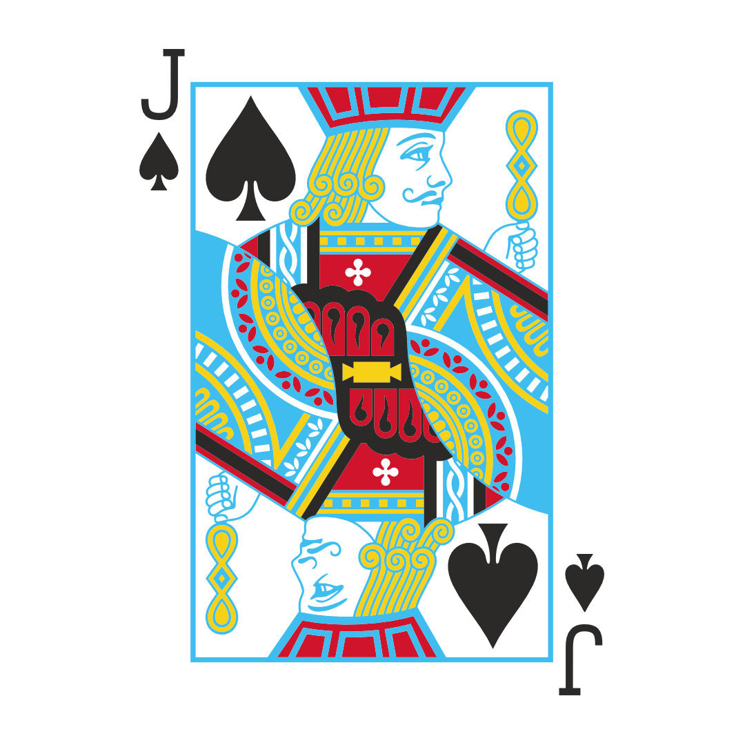 Black Roses Sunny Days Playing Cards Court Card
