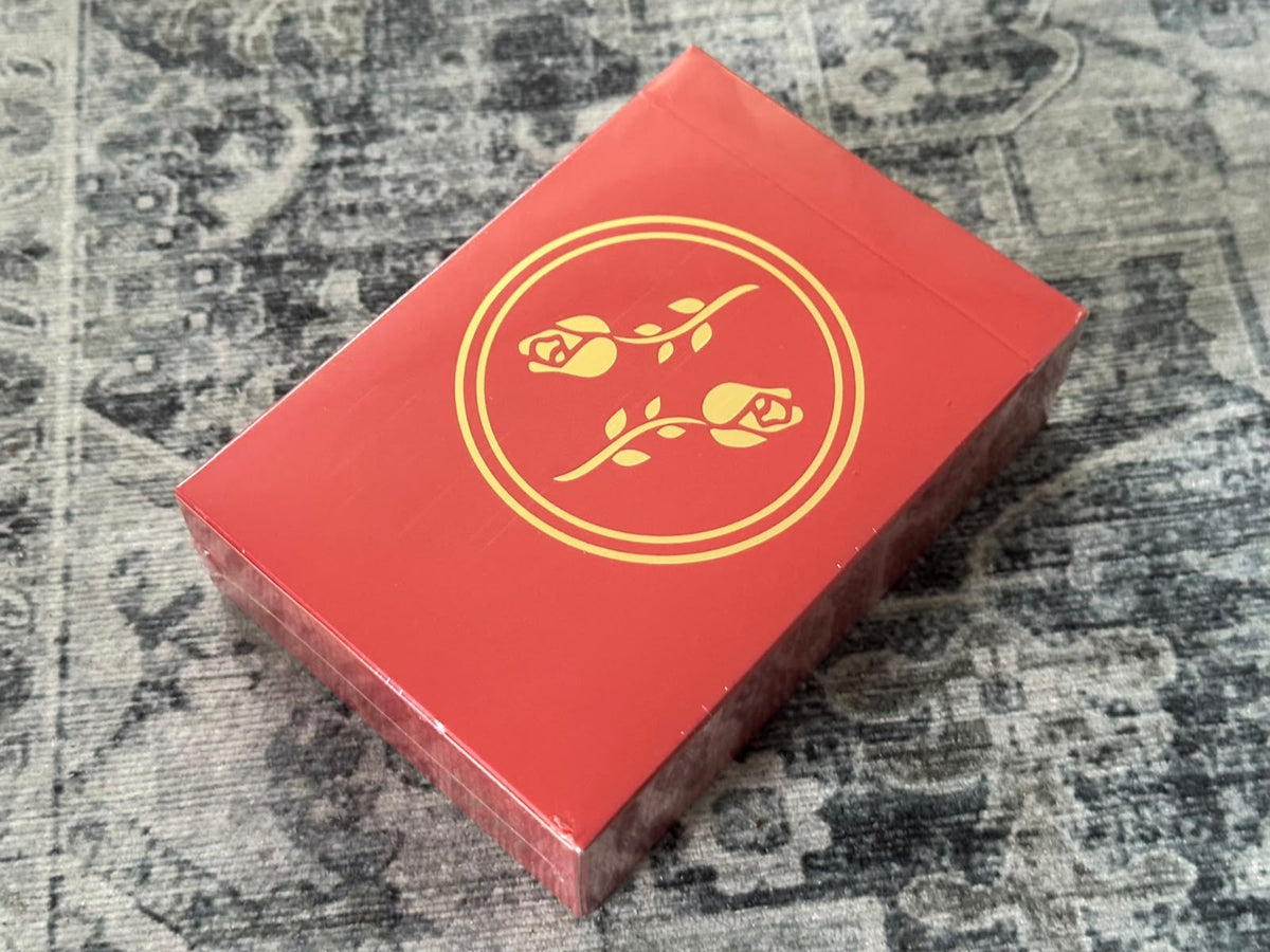 Misprinted Red Roses Gold Foil Collector's Box