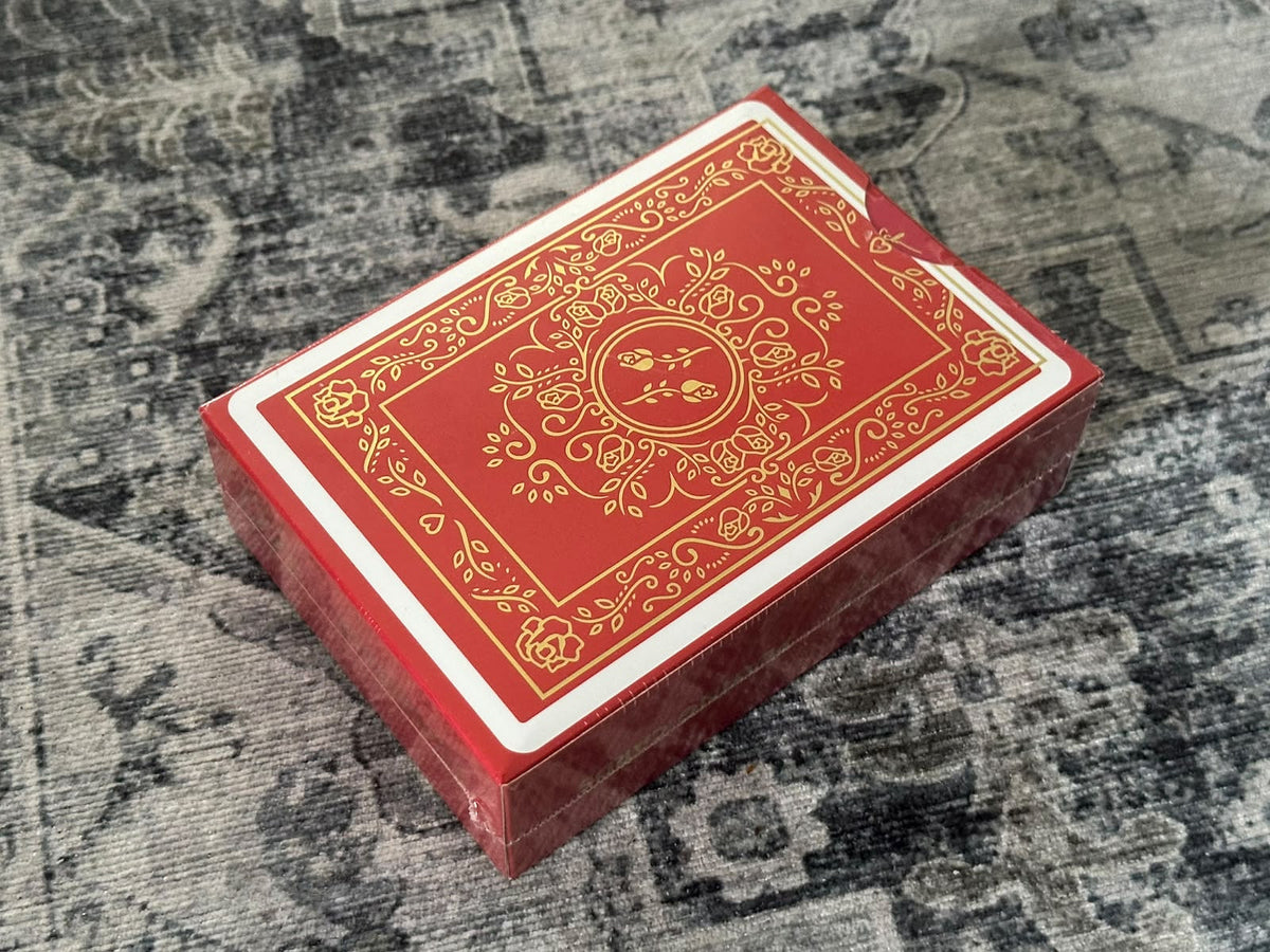 Misprinted Red Roses Gold Foil Collector's Box