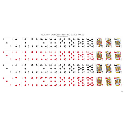 Congress Playing Cards Face Card Templates