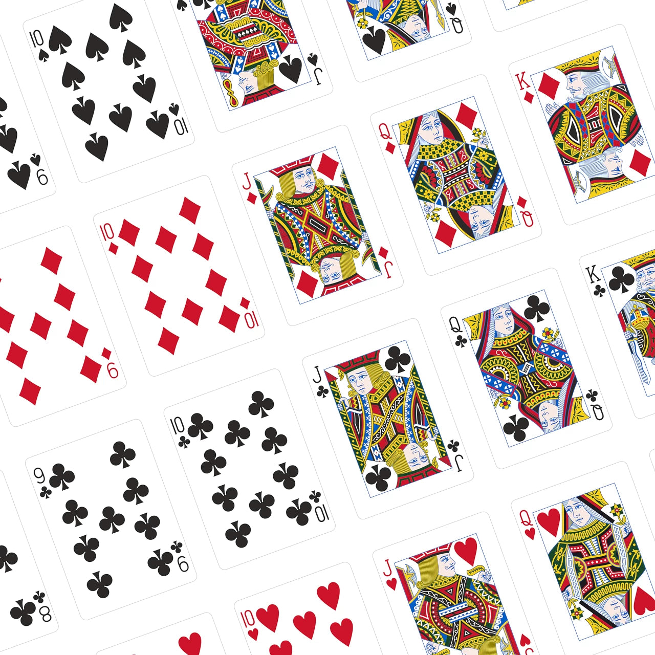 Congress Playing Cards Face Card Templates