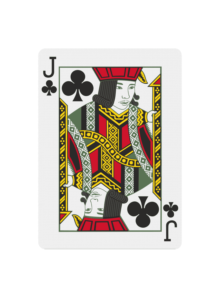 Custom Court Card With Your Face - Black Roses Playing Cards