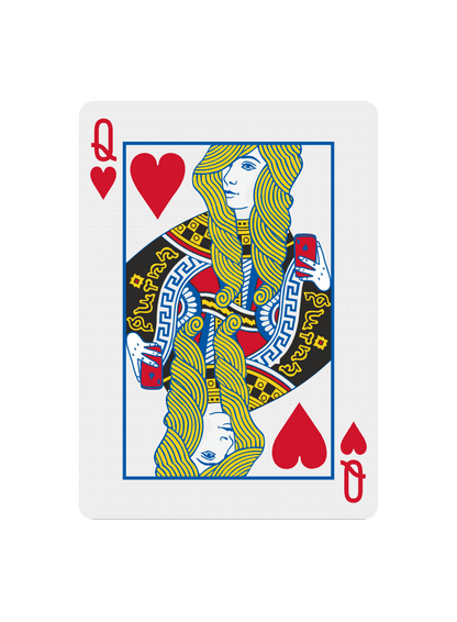 Custom Court Card With Your Face - Black Roses Playing Cards