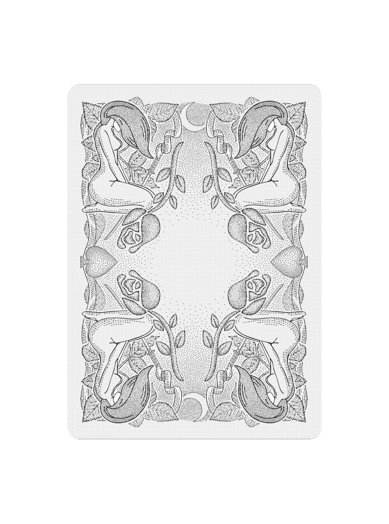 Innocence Playing Cards - Black Roses Playing Cards