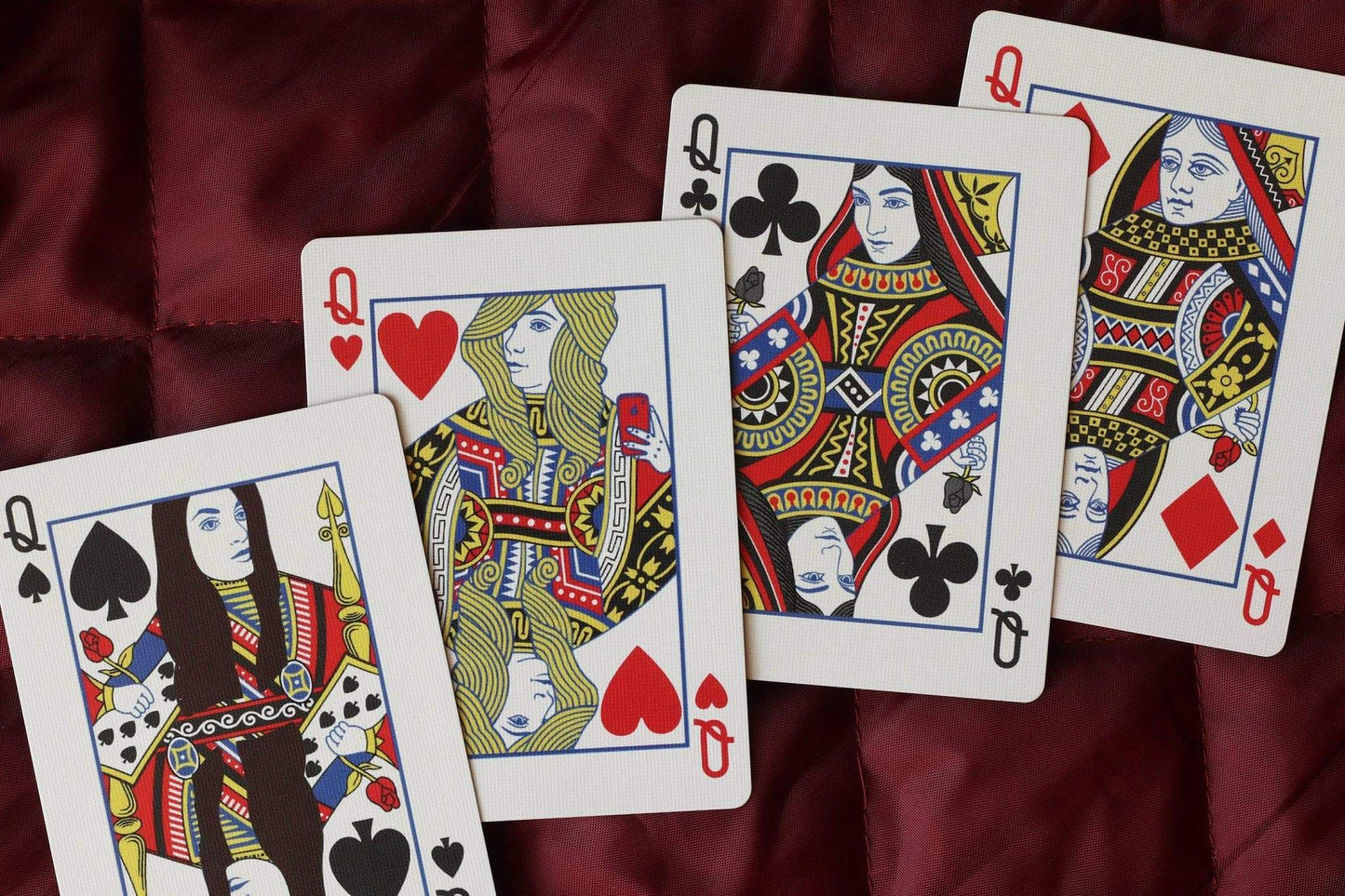 Custom Court Card With Your Face - Black Roses Playing Cards