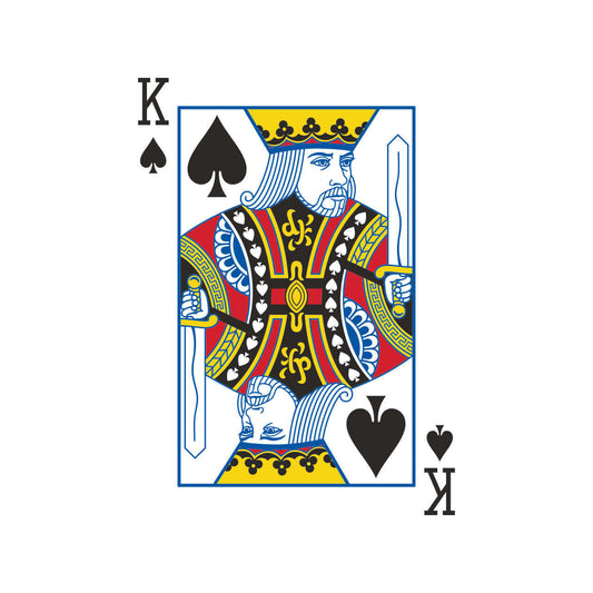 Custom Court Card King of Spades