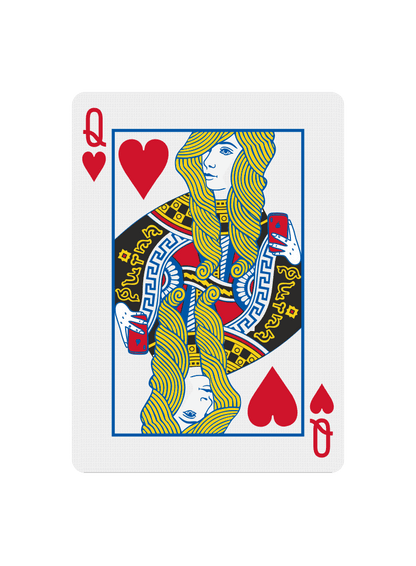 Custom Court Card Queen of Hearts