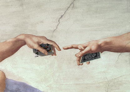 The Creation of Palming - Black Roses Playing Cards
