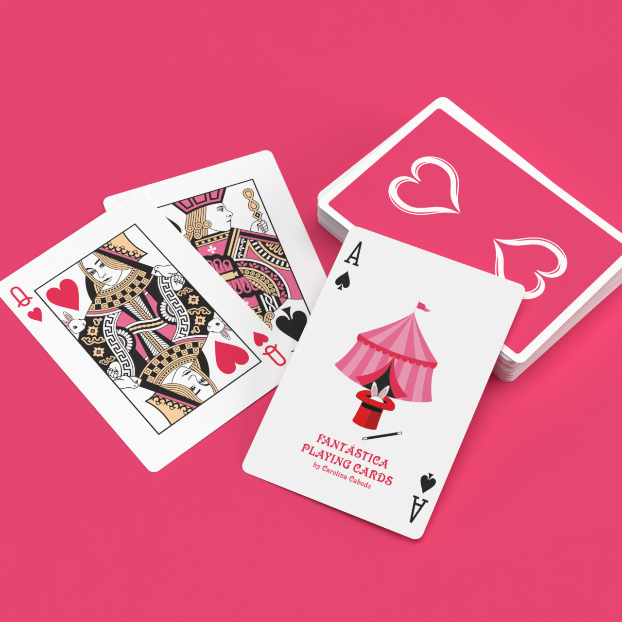 Fantástica Playing Cards by Carolina Cabedo