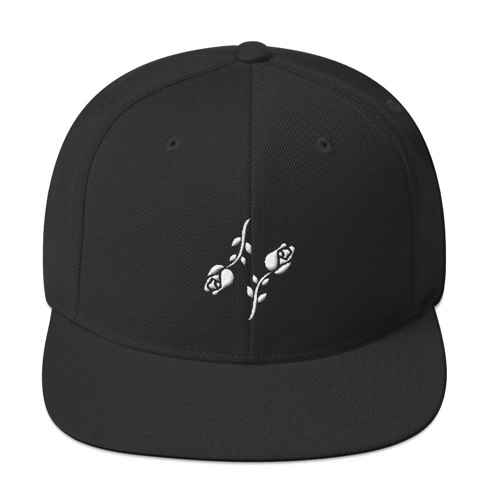 Black Roses Snapback - Black Roses Playing Cards