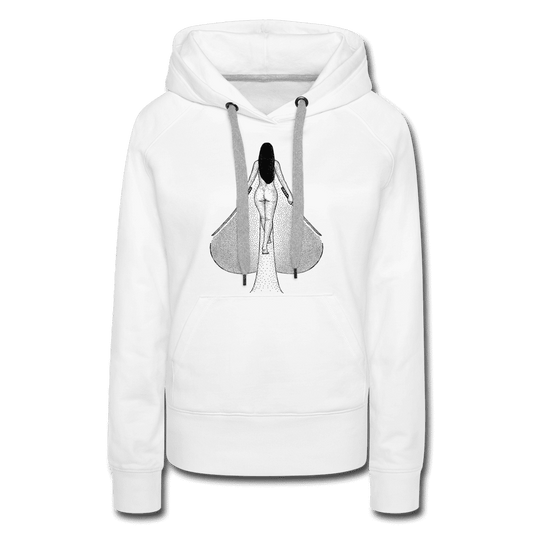 Women’s Premium Innocence Hoodie - white