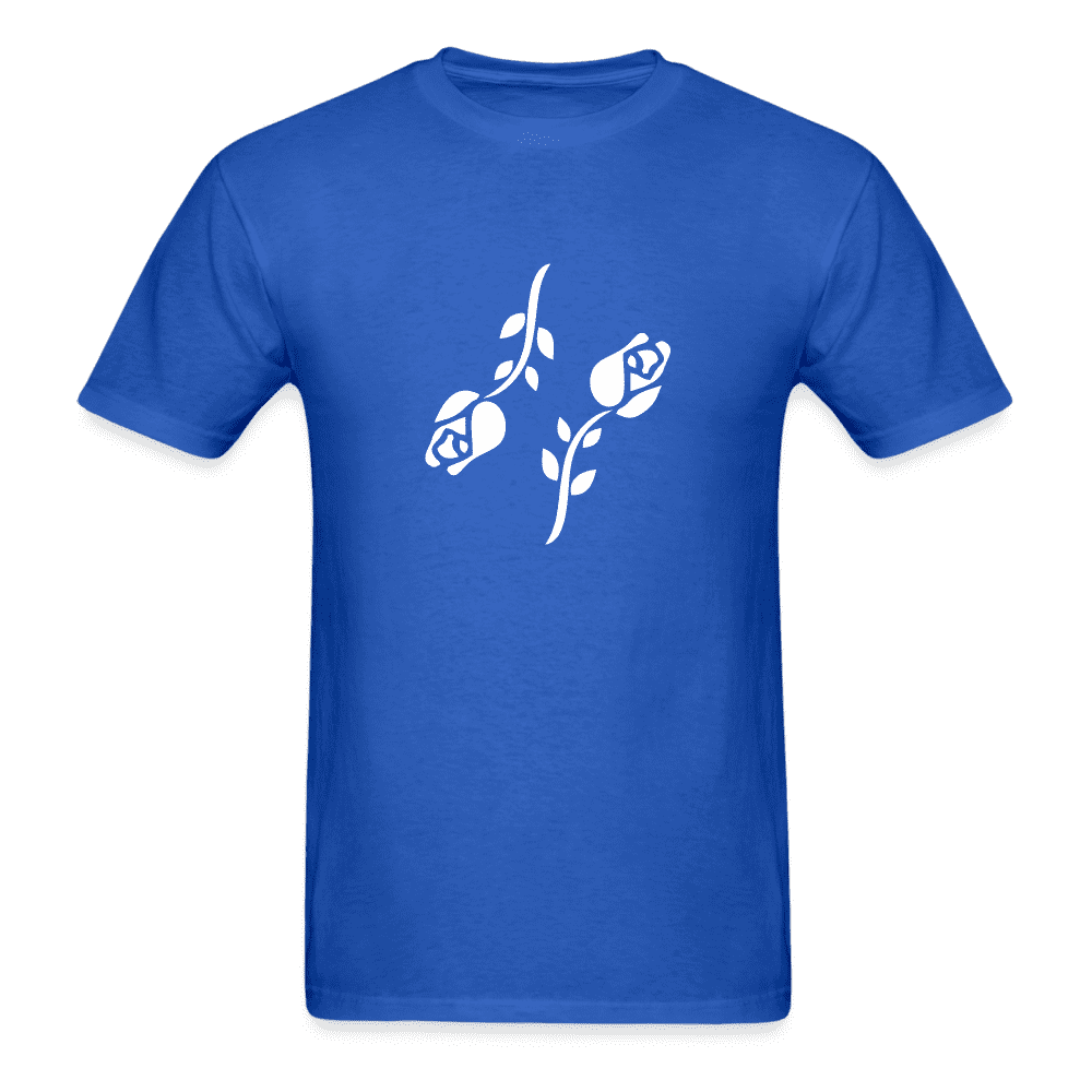 Black Roses Logo Shirt - royal blue